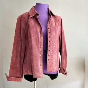 Coldwater Creek Suede Jacket Women’s Large